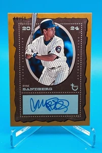 2024 Topps Brooklyn Collection Gold Autograph Ryne Sandberg #AC-RS Cubs /50 Mint - Bild 1 von 3