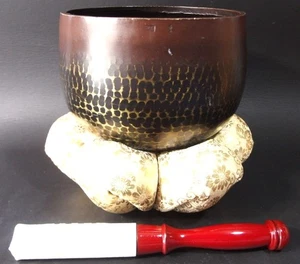 or25119 JAPANESE BUDDHIST SINGING BOWL ORIN 19.5 cm / 7.7 inch Width by SORYU 創龍 - Picture 1 of 23