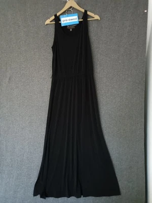 Fever 女式黑色休闲长裙 S 码侧开衩套衫 — 第 1/4 张图片