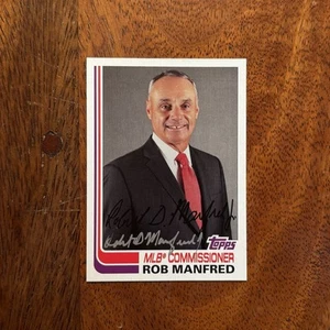 Rob Manfred Autographed 2017 Topps Archives Signed Card #136 - MLB Commissioner - Picture 1 of 2