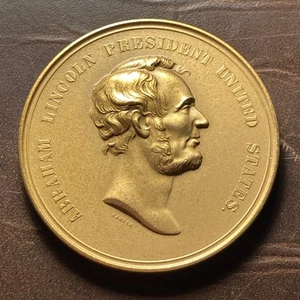 "1871" President Abraham Lincoln Emancipation Proclamation US Mint Restrike #707 - Imagen 1 de 4