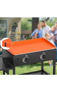 28 Inch Silicone Griddle Cover for Blackstone Orange Cover Grill. (X) - Picture 1 of 7
