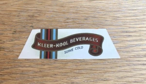 Vintage Bottle Label - Kleer Kool Beverages - 1.25 x 3.75 inches - Picture 1 of 2