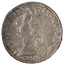 France. Kingdom Louis XV 1763 Silver ECU 29.11 g., 41 mm. MM: COW. KM-518