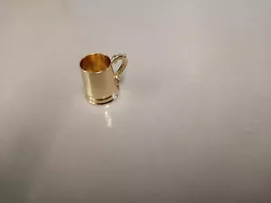 9 carat yellow gold hallmarked Tankard design charm weighing 2gms. - Picture 1 of 6