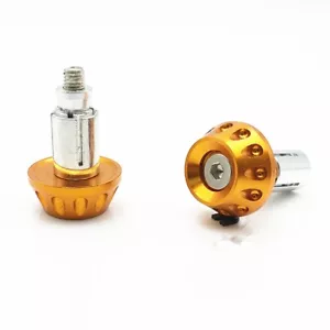 Empuñaduras de manillar de motocicleta de 7/8"" 22 mm extremos barra de enchufe extremos para Honda Yamaha - Imagen 1 de 2