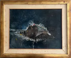 VICENTE MARTIN SIGNED MID CENTURY MODERN ABSTRACT OIL PAINTING SIGNED 1972 - Picture 1 of 14