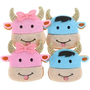 4Pcs Chinese New Year Favors Spring Festival Gift New Year Hair Barrettes - Picture 1 of 12
