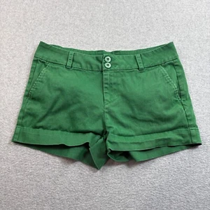 Kavu Shorts Women 6 Green Chino Hiking Nautical Outdoors Heritage Academia Y2K - Picture 1 of 8