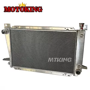 Aluminum Radiator For 1985-1996 1990 Ford F-150/250/350 Pickup Bronco 4.9L only - Picture 1 of 6