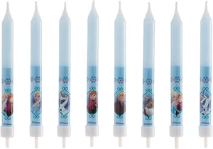 Dekora 8 Frozen Birthday Candles Home Decor NEW - Picture 1 of 5