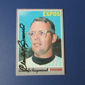 CLAUDE RAYMOND   1970   O-PEE-CHEE   # 268  SIGNED  AUTO   EXPOS  OPC  VERY NICE - Picture 1 of 3