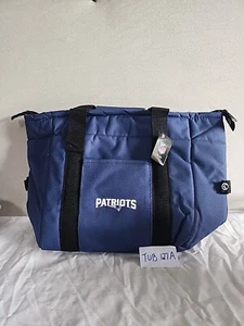 NFL New England Patriots 12-Pack Can Cooler Tote Bag Neoprene Insulated Cooler - Picture 1 of 7