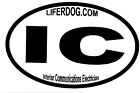 4x6 USN IC INTERIOR COMMUNICATIONS ELECTRICIAN  STICKER