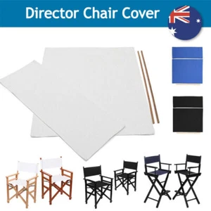 Directors Chair Replacement Waterproof Canvas Covers Garden Outdoor Protector - Picture 1 of 18