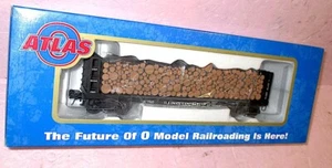 Atlas 6279-1 Illinois Central GSC Pulpwood Flat Car (O-gauge 3 Rail) NEW IN BOX - Picture 1 of 3