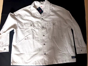 Men's Levis Strauss light Jacket tan Beige XL Trucker denim 90s Vintage, NWT - Picture 1 of 9