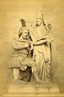 Sculpture Bapt?Me De Clovis Baptism & St Remy Pantheon Paris Old Photo Cc 1880'