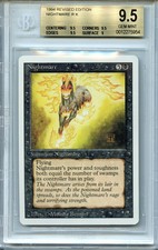 MTG Revised Nightmare BGS 9.5 Gem Mint Magic card Amricons 5954