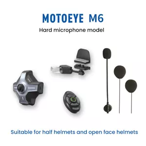 M6 Hard Wheat Model Motorcycle Bluetooth Headset MOTOEYE Helmet HUD Navigation - Picture 1 of 16