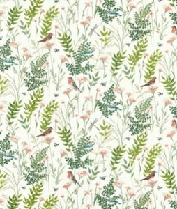 Gardenia Bush Floral Birds Window Valance Curtain Cafe Curtains Various Size - Picture 1 of 6