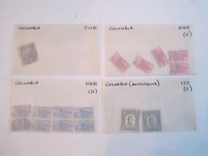 FRANCOBOLLI PRIMI COLOMBIA - SC# 122 - 469 E RETRO LIBRO - COME NUOVI E USATI - BB-2  - Foto 1 di 4