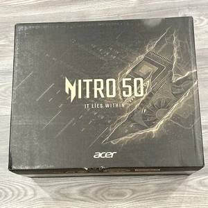 Acer Nitro N50-656-UR12 Gaming Desktop - Intel Core i5 14th Gen-GeForce RTX 3050 - Picture 1 of 5