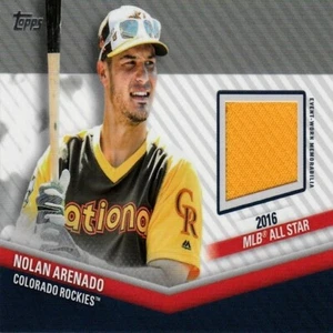 Nolan Arenado All-Star Stitches Card 2020 Topps Baseball Update Series #ASSC-NAR - Bild 1 von 2