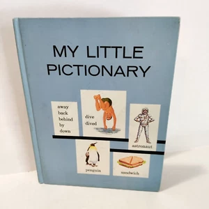 Vintage 1964 Hardcover My Little Pictionary - Picture 1 of 10