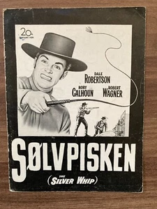 The Silver Whip Dale Robertson, Rory Calhoun 1953 Danish Movie Program - Bild 1 von 8