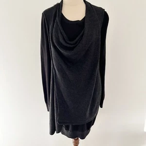 Allsaints Long Sleeve Knitted Jumper Dress Size 6 - Picture 1 of 5