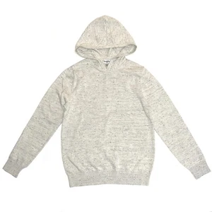 Goodfellow & Co Men's Size S Cotton Hooded Pullover Sweater White Feather NWT - Picture 1 of 4