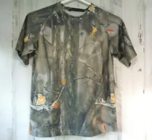 Camo Shirt Realtree Hunting Short Sleeve Youth Sz Med Kodiak Kids by Lucky Bums - Picture 1 of 6