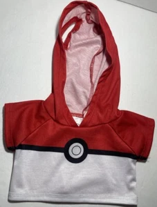 Build A Bear Pokemon Pikachu Pokeball Hoodie Shirt BAB - Picture 1 of 5