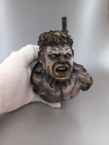 Pipa de espuma de mar Hulk con manipulación y bolsa, pipa Hulk, pipa de espuma de mar - Imagen 1 de 10