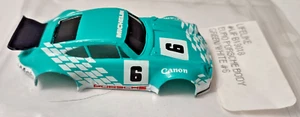 Life-Like #LIFB13018 EURO PORSCHE BODY Green /White #6 HO Slot Car Body NEW RARE - Picture 1 of 6