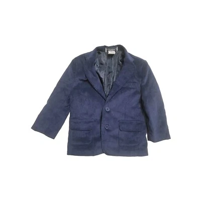 Blazer Gabriel Vintage Chicos 4 T Azul Marino Curdoroy Foto 1 de 3