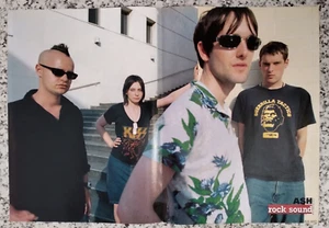 133. ASH / MUSE Double sided Rock Sound Magazine Poster 2001 Vintage 28 x 41cm - Imagen 1 de 2