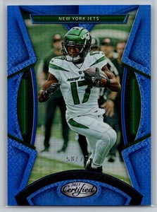 2023 Panini Certified FOTL #57 Garrett Wilson Blue Mirror /75 New York Jets  - Bild 1 von 2