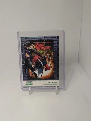 Kate Bishop 2022 Fleer Ultra Marvel Green Foil Parallel 1st Appearance - Image 1 of 2