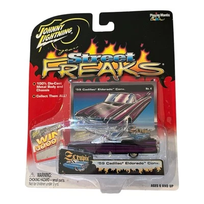 Фиолетовый Cadillac Eldorado 1959 Johnny Lightning Street Freaks White Lightning - Изображение 1 из 2
