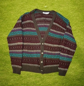 Cárdigan Suéter Vintage Adulto Talla XL EE. UU. Hecho Años 90 Retro Grunge Y2K Patín - Imagen 1 de 8