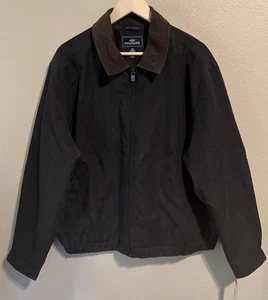 Dockers Mens Coat Jacket Suede Trim Bomber Style New J2020 - Picture 1 of 7