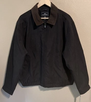 Dockers Mens Coat Jacket Suede Trim Bomber Style New J2020 - Image 1 of 4