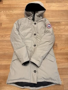 Canada Goose Rossclair Parka Woman Sz M Off White Down Worn Once Jacket - Picture 1 of 19