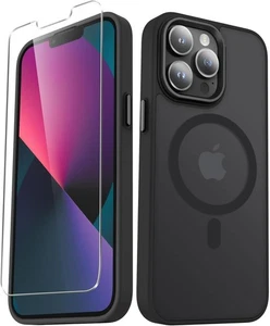 Translucent Frosted Slim Shockproof Protective Cover for iPhone 13 Pro - Picture 1 of 7