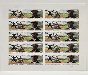 U.S. Negro League Baseball 44 Cent MNH Sheet Of 20 Stamps - Picture 1 of 2