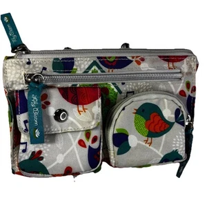 Lily Bloom Love Birds Women’s Wristlet/Wallet With Multiple Pockets and Sections - Picture 1 of 6