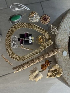 vintage modeschmuck großes konvolut alles tragbar - Bild 1 von 10