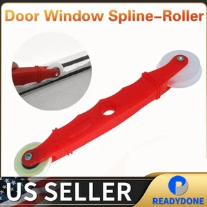 NUEVO EE. UU. Pantalla Puerta Ventana Instalación Herramienta de Gasa Rueda Rodante Spline-Roller - Imagen 1 de 8